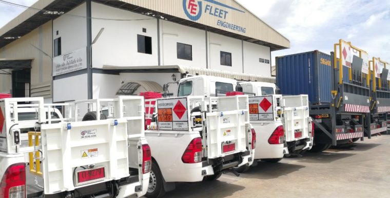 FLEET Tail Lift for Gas Delivery